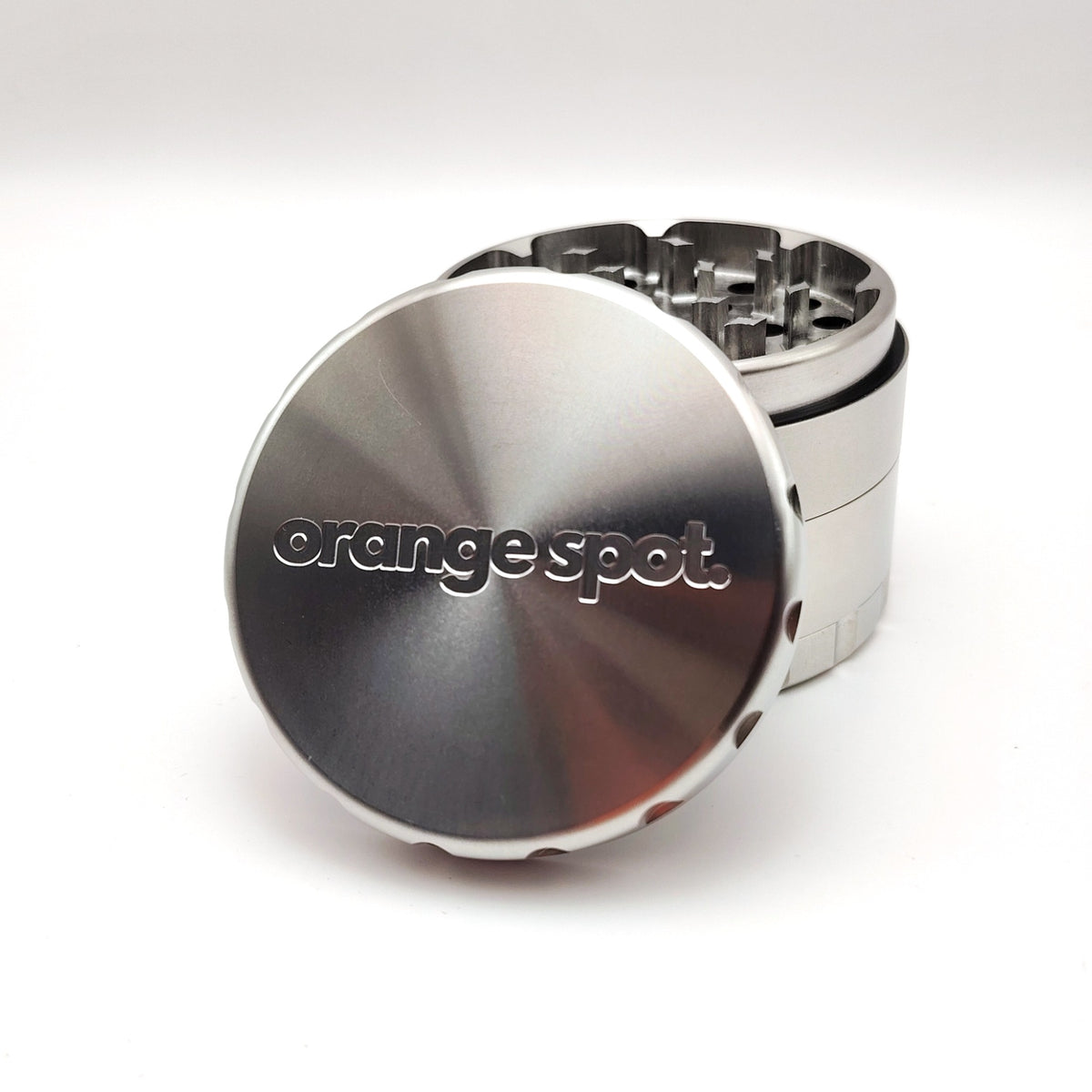 Grinder Edelstahl - 4-Lagig - Ø 63mm - The Orange Spot