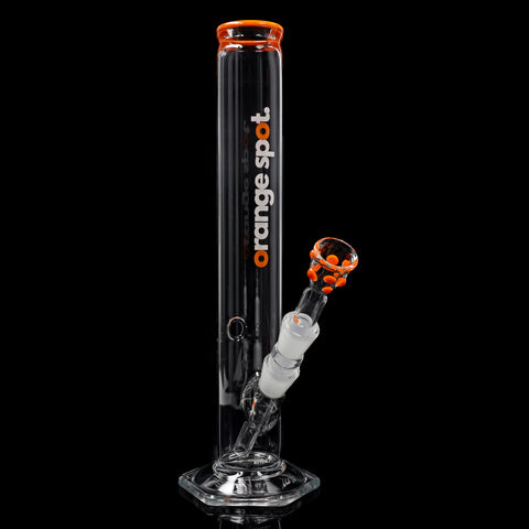 EHLE. x Orange Spot Bong #2 mit durchgefärbtem orangem Mundstück