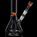 Breite Beaker-Basis der Orange Spot Bong #5 im Detail