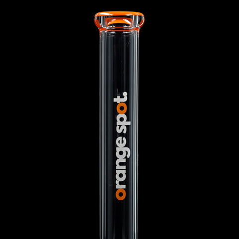 Oranges Mundstück und Sonderlogo der EHLE. Orange Spot Bong #5