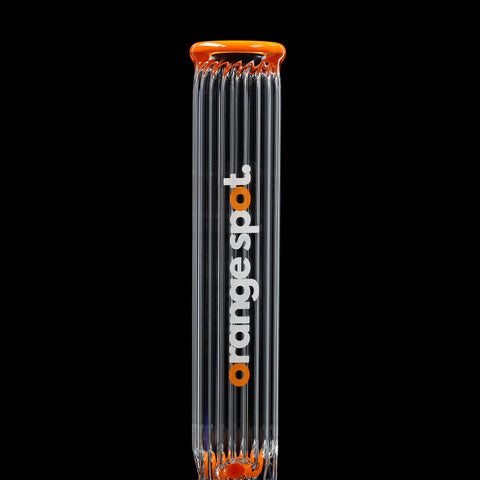 Orange Eiskerben und Sonderlogo der EHLE. Orange Spot Bong #6