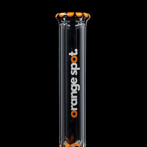 Orange Eiskerben und Sonderlogo der EHLE. Orange Spot Bong #8