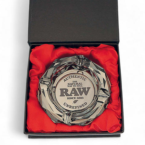 RAW Aschenbecher aus Kristallglas - Darkside