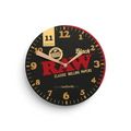 RAW Black Wall Clock mit 300 mm Durchmesser