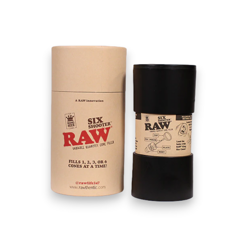 RAW Six Shooter Kingsize Füllhilfe zum gleichzeitigen Befüllen von bis zu 6 Cones