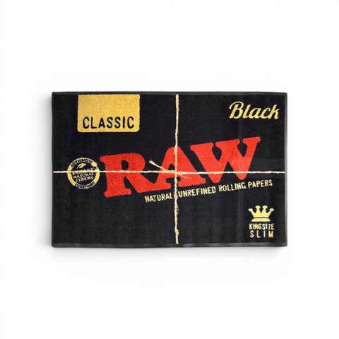 RAW Black Fußmatte mit RAW Design