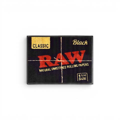 RAW Black Fußmatte mit RAW Design