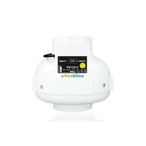 Rohrventilator 2-Speed 125mm 400m³/h