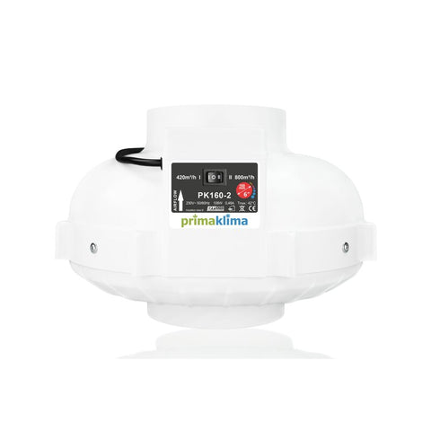 Rohrventilator 2-Speed 160mm 800m³/h