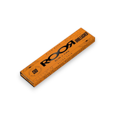 RooR Unbleached Slim Rolling Papers