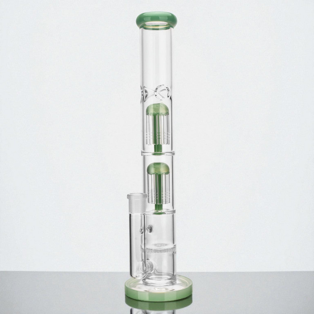 Perkolatorbong "DoubleJelly" - Green