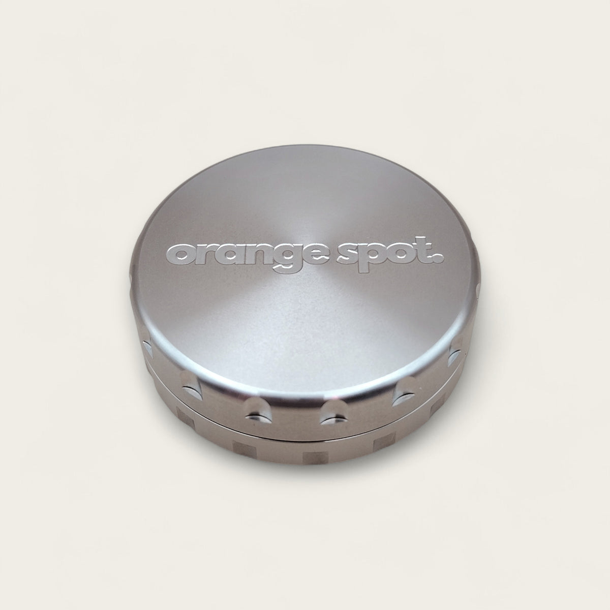 Grinder Edelstahl - 2-Lagig - Ø 63mm - The Orange Spot