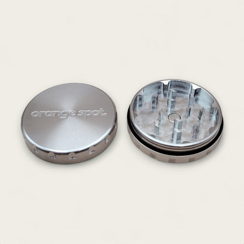 Grinder Edelstahl - 2-Lagig - Ø 63mm - The Orange Spot