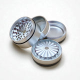 Grinder - Wellenschliff - 4-Lagig - Silber – Bild 1