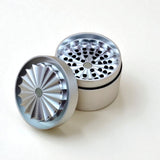 Grinder - Wellenschliff - 4-Lagig - Silber – Bild 3