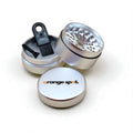 Grinder - Wellenschliff - 4-Lagig - Silber - The Orange Spot