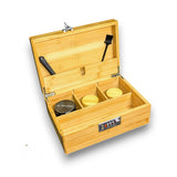 Bambus Stonerbox inkl. Grinder und Zubehör – Bild 2