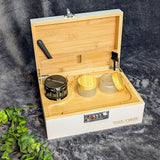 Bambus Stonerbox inkl. Grinder und Zubehör – Bild 5