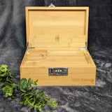 Bambus Stonerbox inkl. Grinder und Zubehör – Bild 7