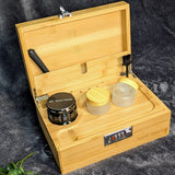 Bambus Stonerbox inkl. Grinder und Zubehör – Bild 4