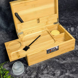Bambus Stonerbox inkl. Grinder und Zubehör – Bild 10
