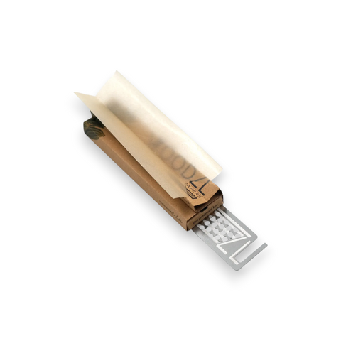 Woodzl 66 Longpapers Brown Supreme - Big Pack mit Drehunterlage