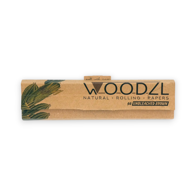 Woodzl 66 Longpapers Brown Supreme - Big Pack mit Drehunterlage