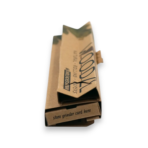 Woodzl 66 Longpapers Brown Supreme - Big Pack mit Drehunterlage
