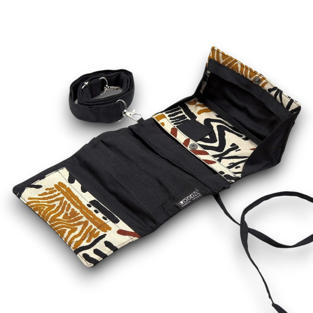 Rolling Bag - Handmade Tabaktasche mit Tray & Strap