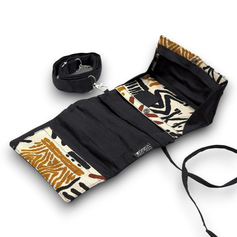 Rolling Bag - Handmade Tabaktasche mit Tray & Strap