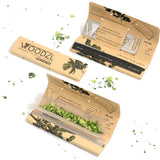 Woodzl Hemp Supreme – King Size Slim Longpapers mit Drehunterlage (ohne Tips) – Bild 1