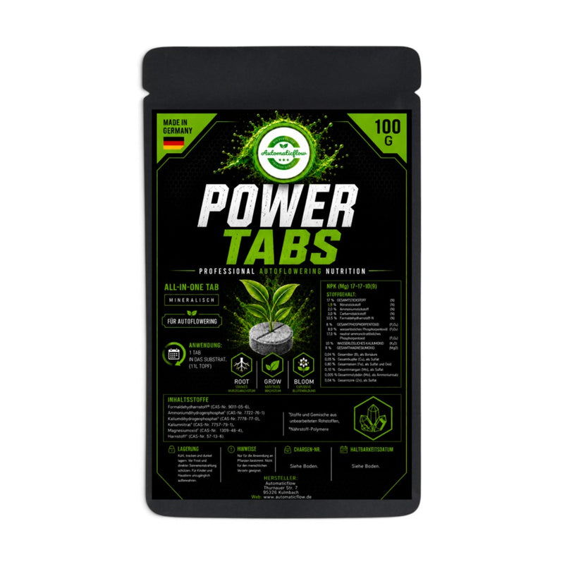 Automaticflow POWERTABS mineralische Langzeitdünger-Tabs im 100-g-Beutel