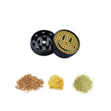 Grinder - 2-Lagig - 30mm - Yellow Smile – Bild 3