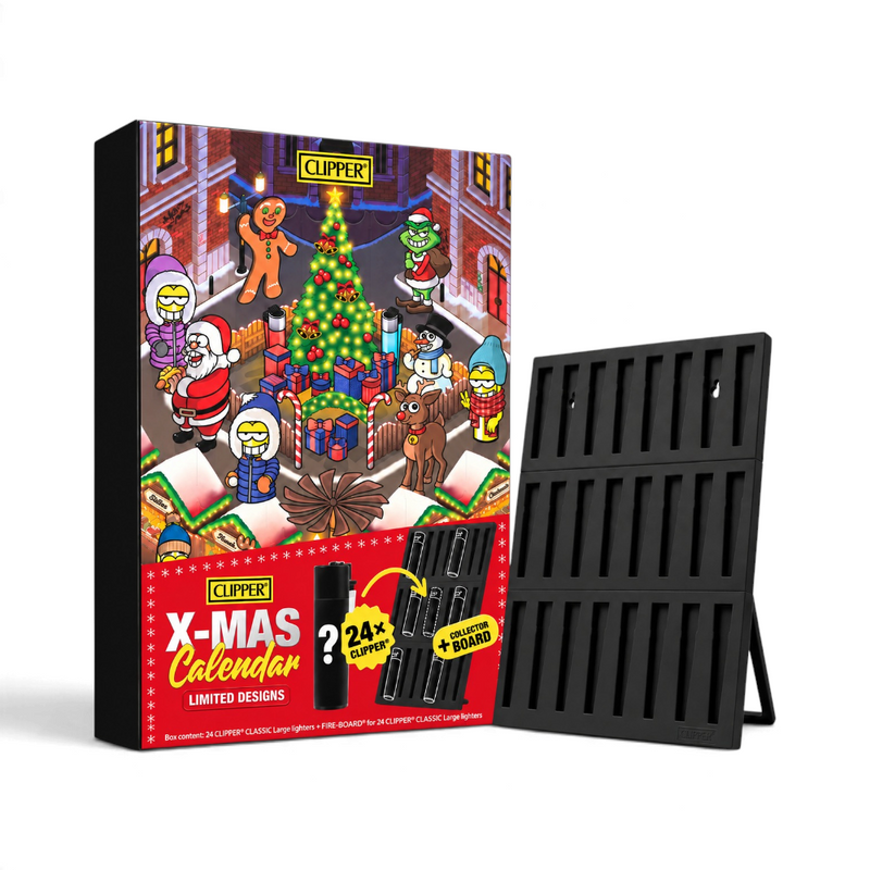Clipper Adventskalender 2026 mit Collector Board daneben