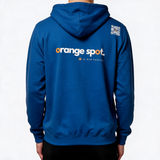 The Orange Spot - Logo Hoodie Blau – Bild 2