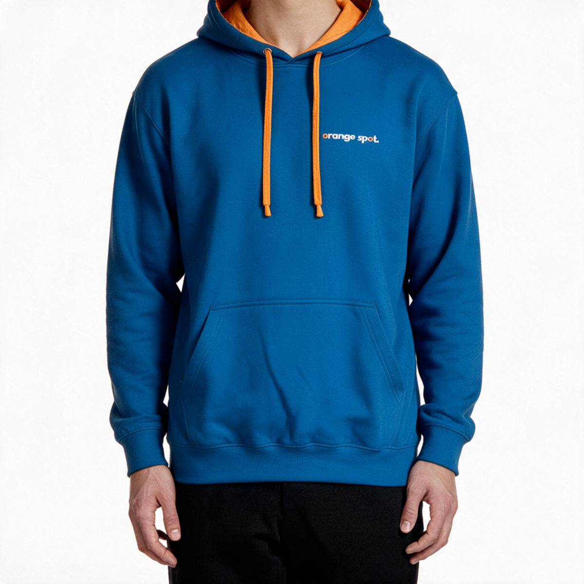 The Orange Spot - Logo Hoodie Blau