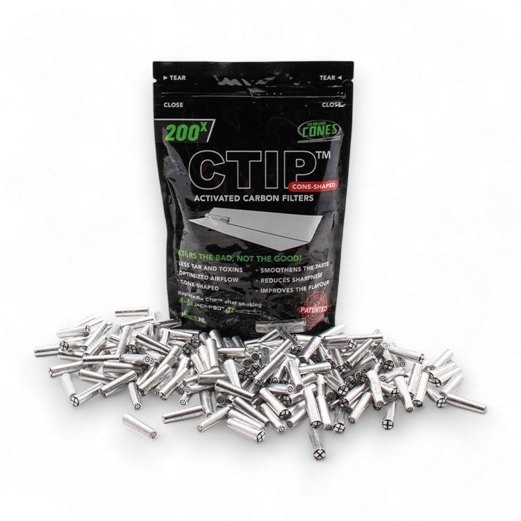 CTIP Aktivkohlefilter - 6 - 7mm konisch - 200 Stück