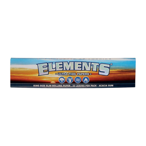 Elements Blue - King Size Slim Papers