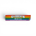 Elements Rainbow King Size Slim Papers mit natürlichen Pastellfarben und 32 Blatt pro Heftchen