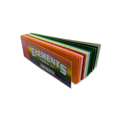 Elements Rainbow perforierte Filter Tips, 50 Stück