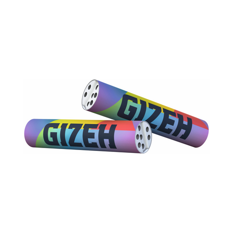 Gizeh RAINBOW Aktivkohlefilter - 6mm - 50 Stück