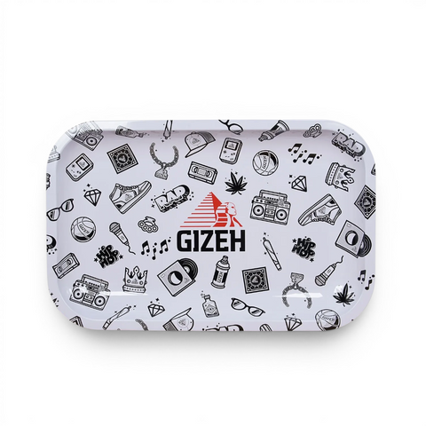 GIZEH Rolling Tray Comic Premium Metall
