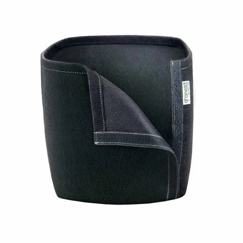 Transplanter Stofftöpfe