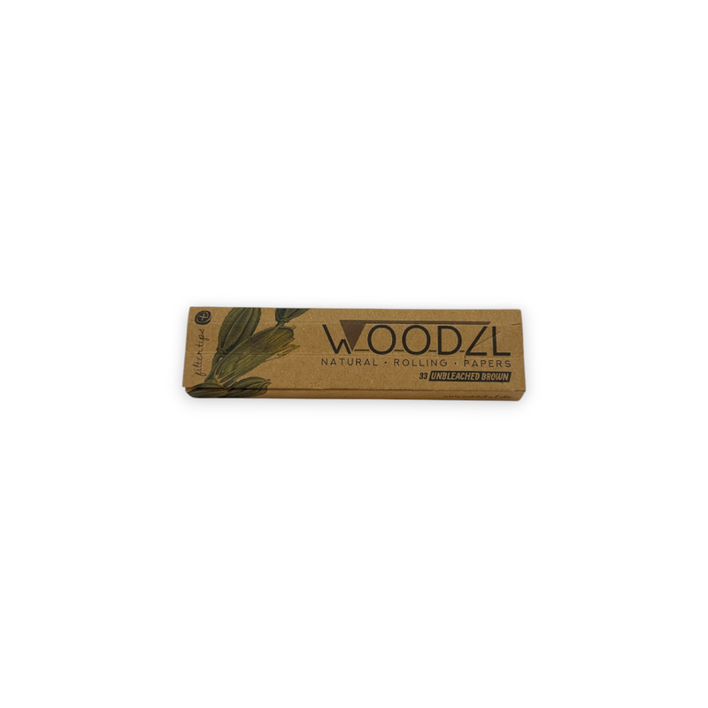 Woodzl 33 Longpapers Brown Supreme - mit Drehunterlage & Tips