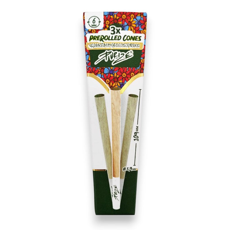 Purize PreRolled Cones - Xtra Slim Size 6mm – 3er Pack